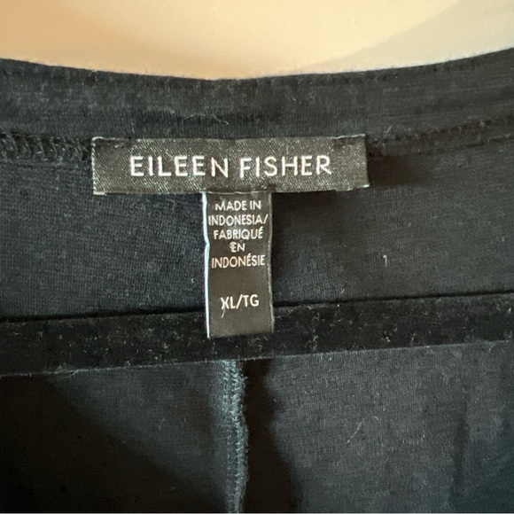 Eileen Fisher Zip Front Cotton Blend Ponte Lantern Jumpsuit - Picture 3 of 10